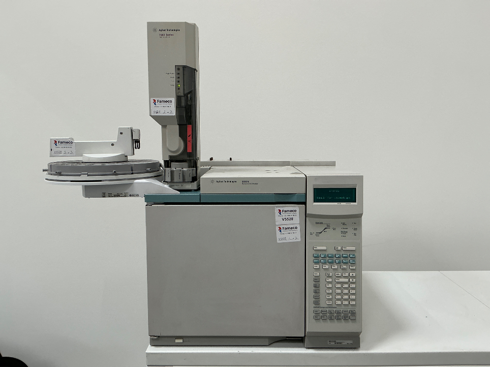 Image of Agilent 6890N GC with Sampler 100 positions - SSL PP FID TCD